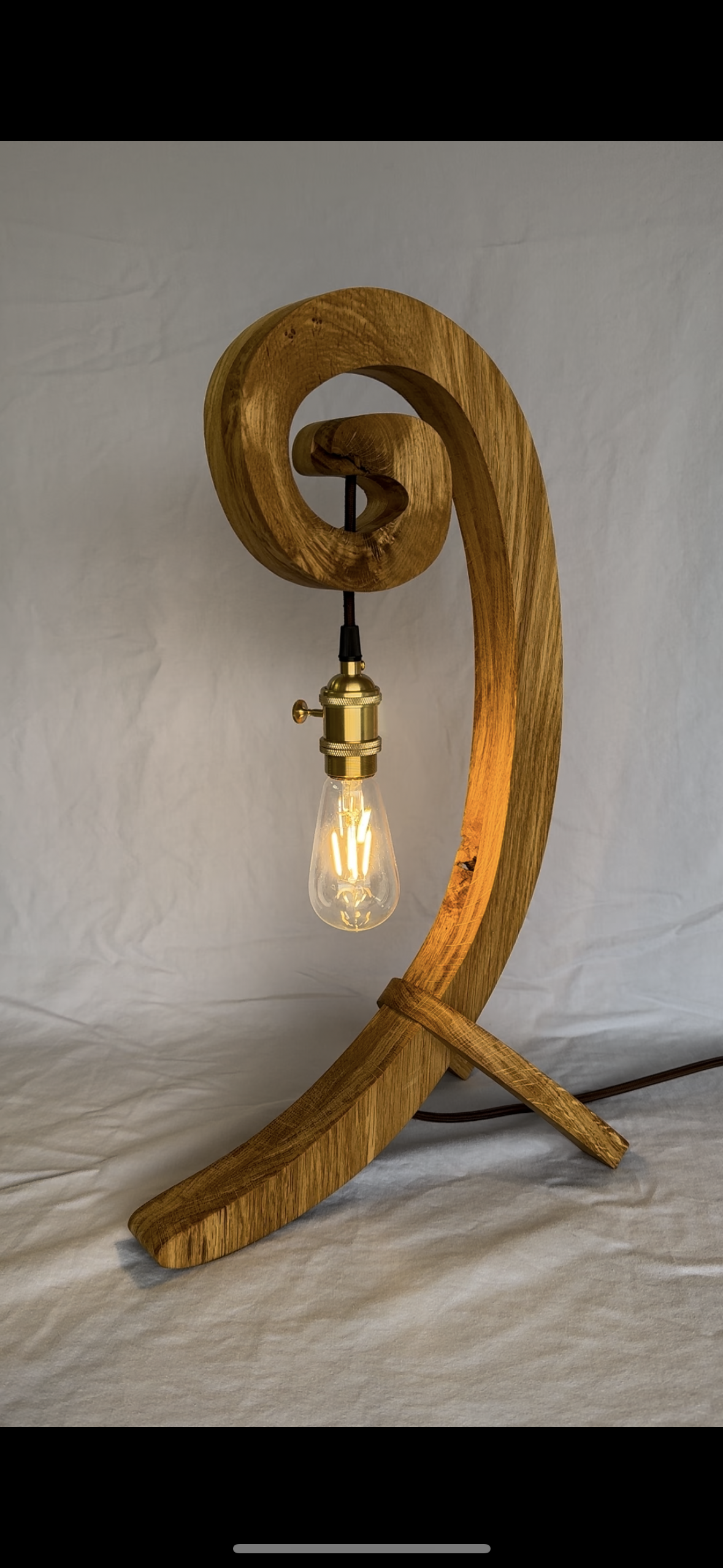 g. | Chameleon | Hardwood Lamp