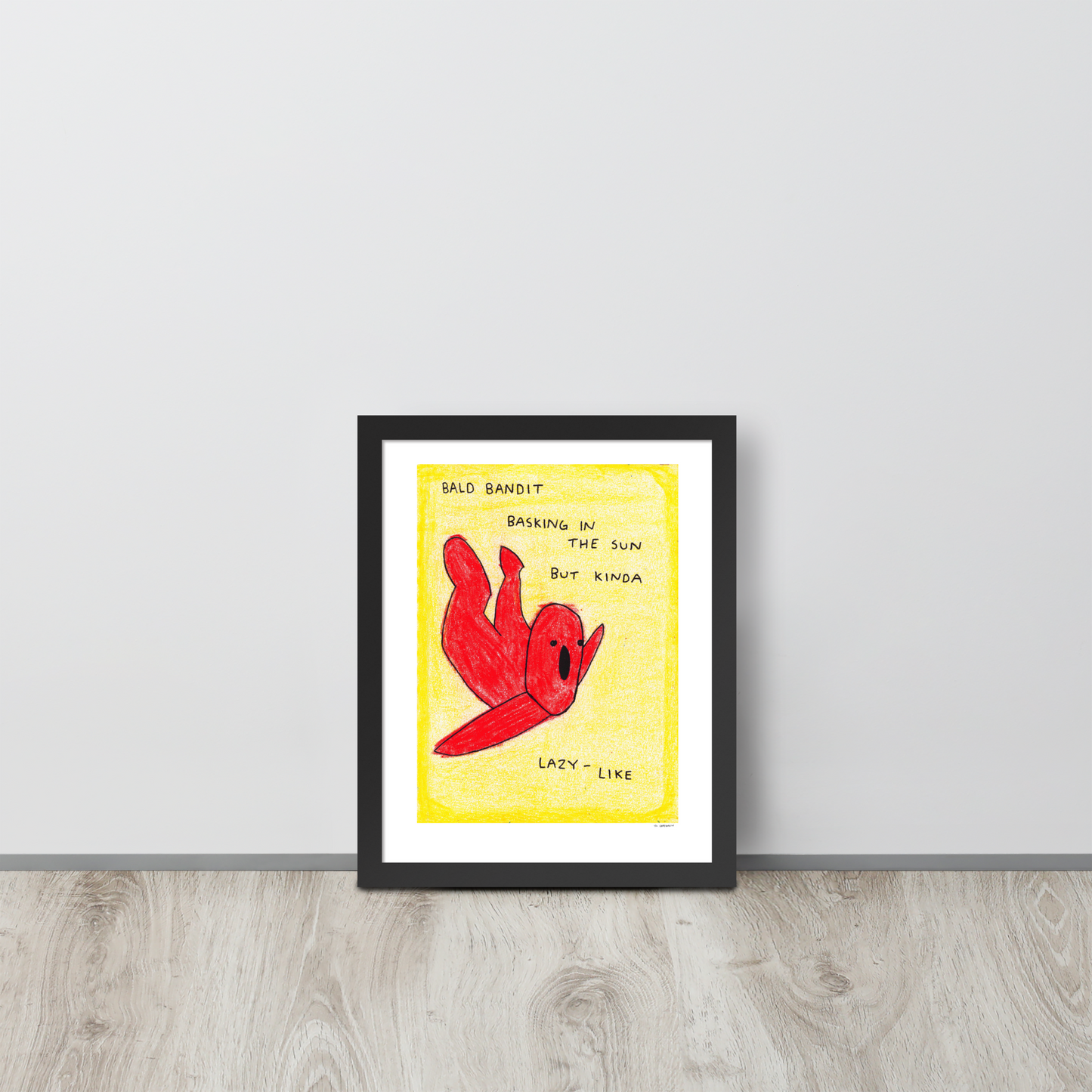 a. | Bald Bandit | 11" x 14" Print