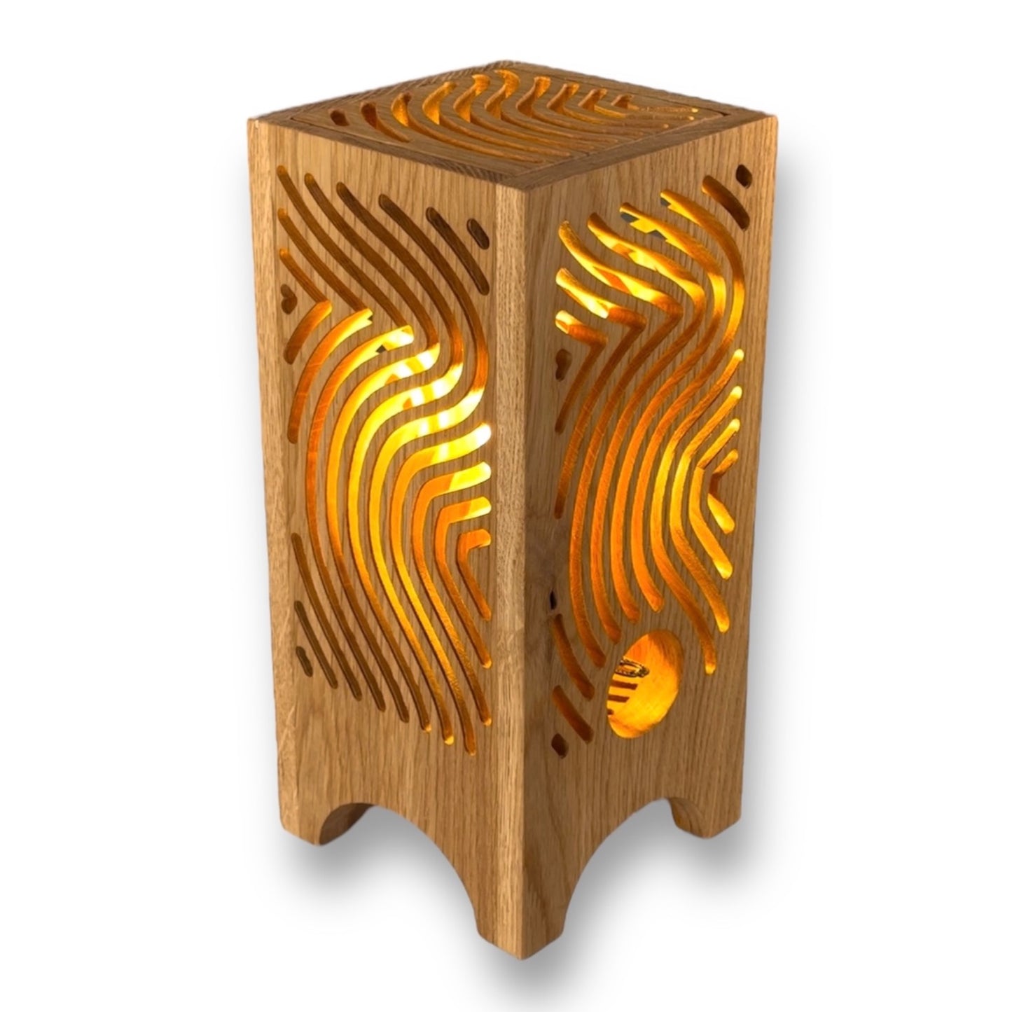 f. | Ripple | Hardwood Lamp